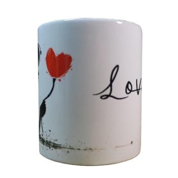 Tasse  Mädchen Luftballon